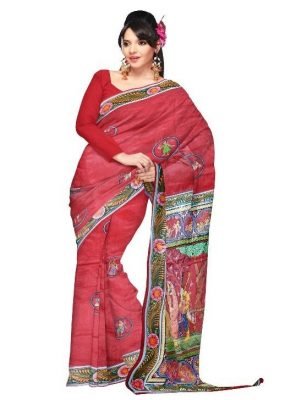silk and cotton saree